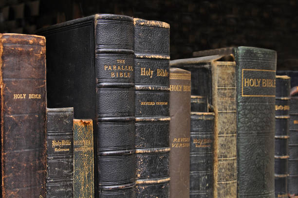 istock shelf of Bibles 1167106181