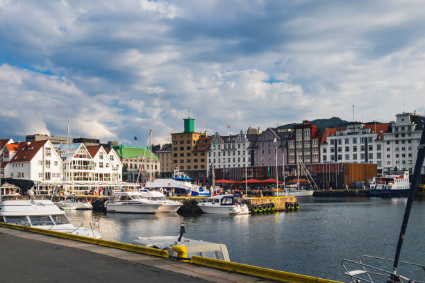 istock Old Town pier architecture in Bergen, Norway 1167106461
