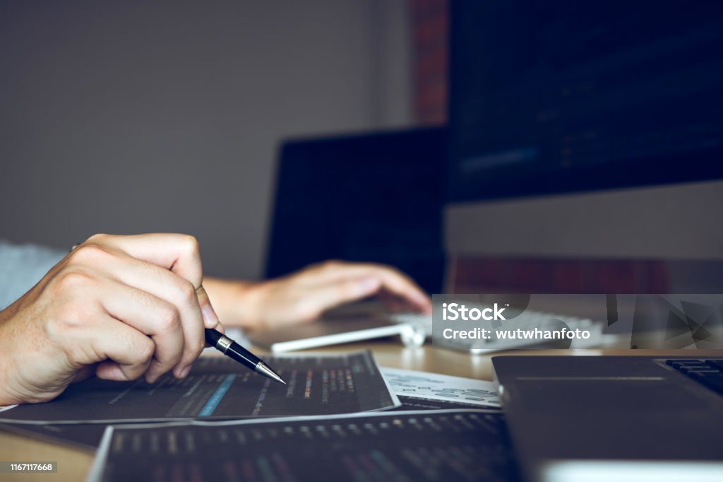 People Coding Code Program Programming Developer Working Design ...