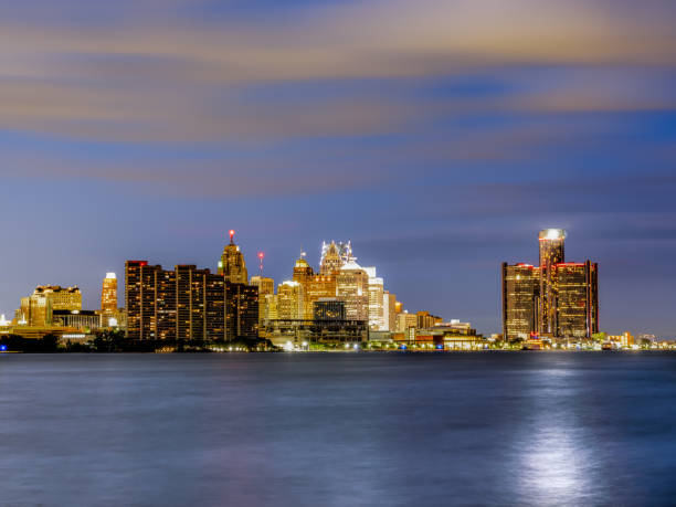istock Detroit, Michigan - Evening Cityscape 1167126562