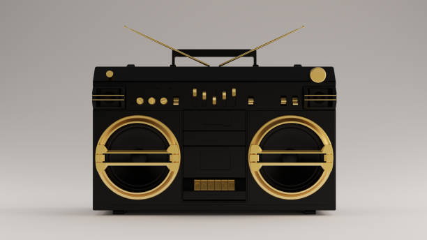 istock Black and Gold Boombox 1167131722