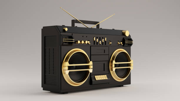 istock Black and Gold Boombox 1167131766