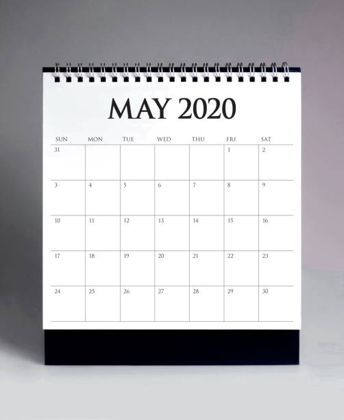 istock Simple desk calendar 2020 - May 1167131771