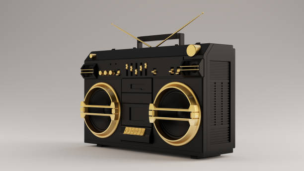 istock Black and Gold Boombox 1167131774