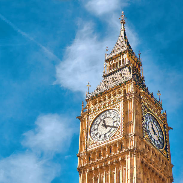 istock Big Ben Clock Tower in London, UK, on a bright day 1167135253