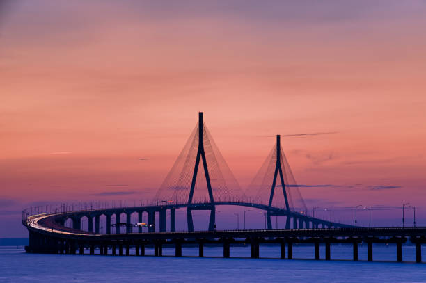 Incheon Bridge Sunset
