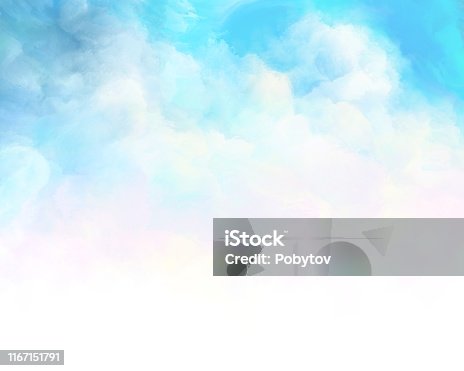 istock painted summer cloudy sky 1167151791
