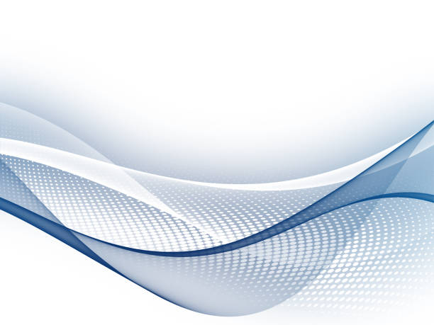 istock Abstract Business Soft Blue Wave Template Brochure Flyer Background 1167157595