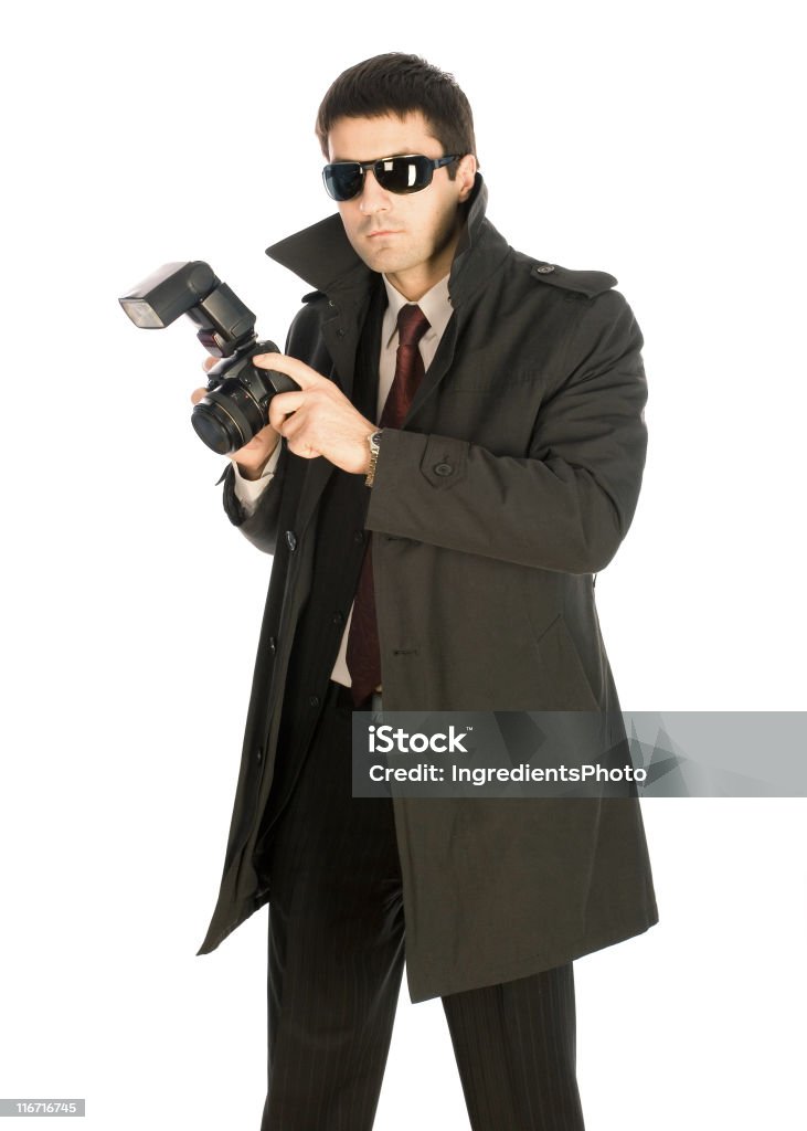 Paparazzi photographer  Detective Stock Photo