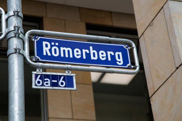 istock Romerberg Street Sign; Frankfurt 1167169101