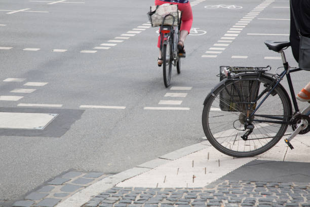 istock Cyclists on Cycle Lane; Frankfurt 1167170269