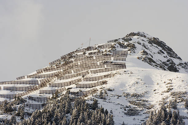 avalanche ochrony - oetztal alps zdjęcia i obrazy z banku zdjęć