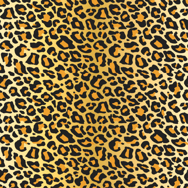 istock Seamless vector leopard fur pattern. Stylish fashionable wild leopard print. Animal print beige 10 eps background for fabric, textile, design, cover, wrapping. 1167179025