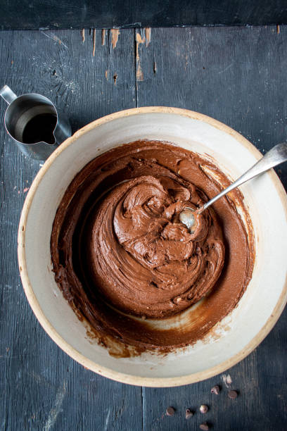 istock mixing bowl of chocolate dough batter 1167180871