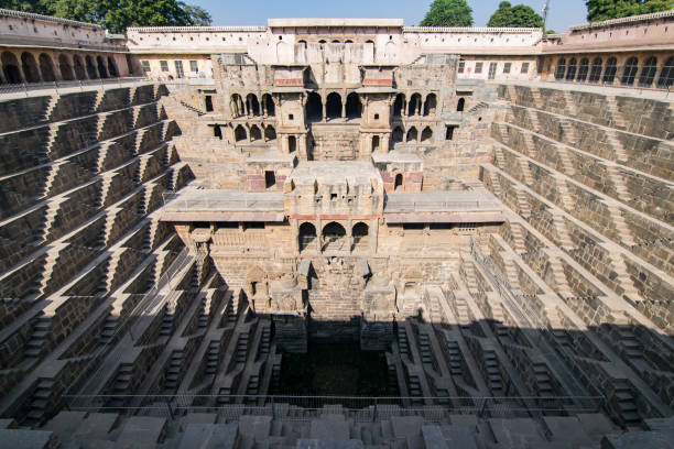 istock Panoramic view of Chand Baori 1167182375