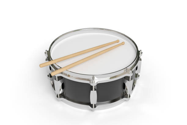 istock Drum on background. Music instrument. 3D rendering. 1167183211