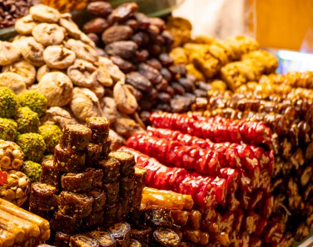 istock Traditional sweet turkish delights 1167184459
