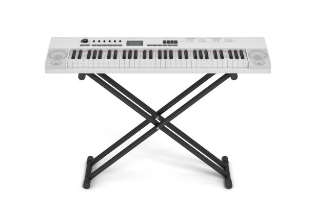 istock white synthesizer, electronic piano, musical instument isolated on white background 3d rendering 1167191788