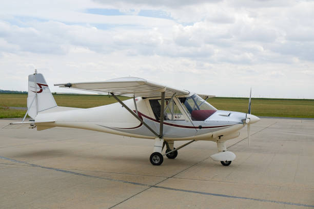 istock small white sport plane on the airfield 1167191987