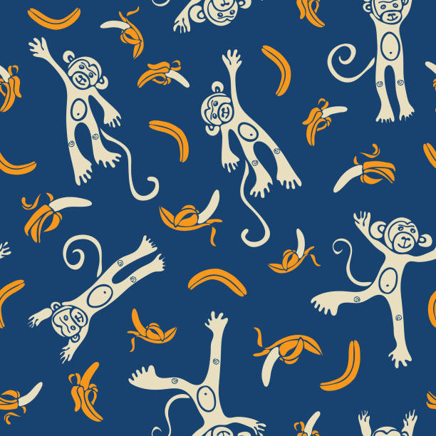 110+ Crazy Monkeys Background Stock Illustrations, Royalty-Free Vector ...
