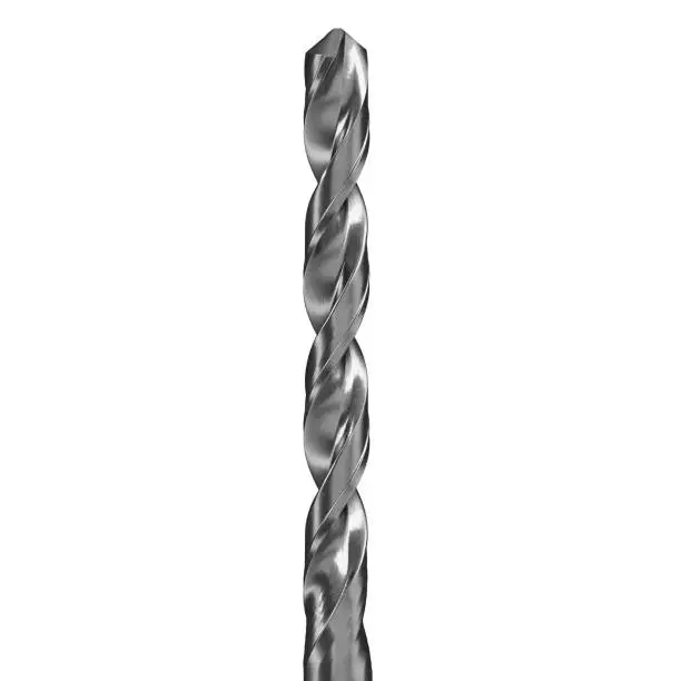 3D rendering illustration of a drill bit