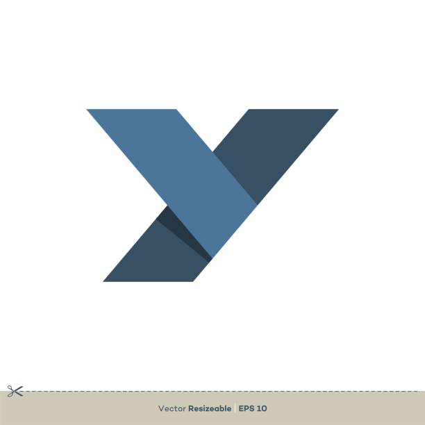 y letter logo szablon ilustracja projekt. wektor eps 10. - letter y stock illustrations