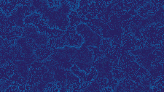 Blue Abstract Topographic Contour Map Background. Ultra High Quality Wallpaper