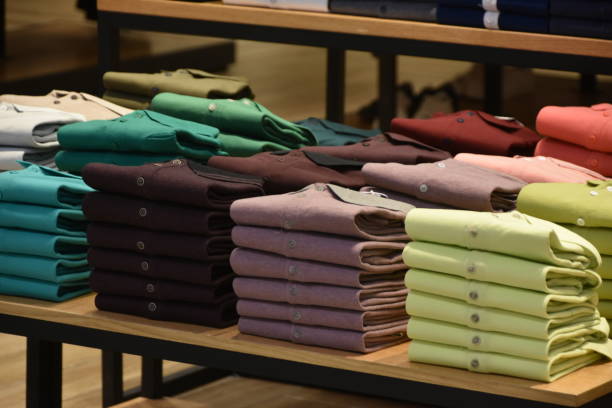 istock Shop selling T-shirts 1167208560