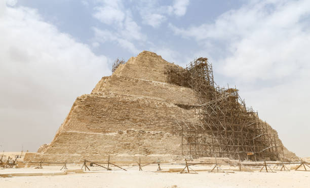 istock Step Pyramid in Saqqara Necropolis, Cairo, Egypt 1167214424
