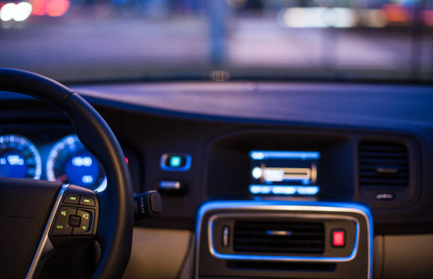 istock Interior of a modern car 1167215608