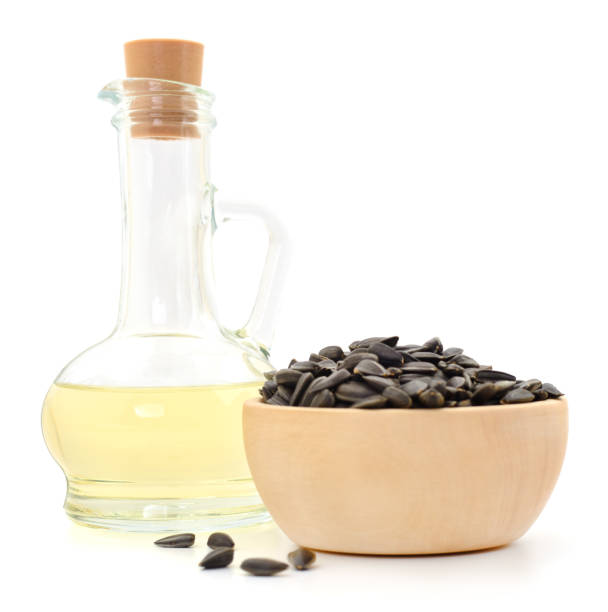 istock Sunflower seeds and oil. 1167216461