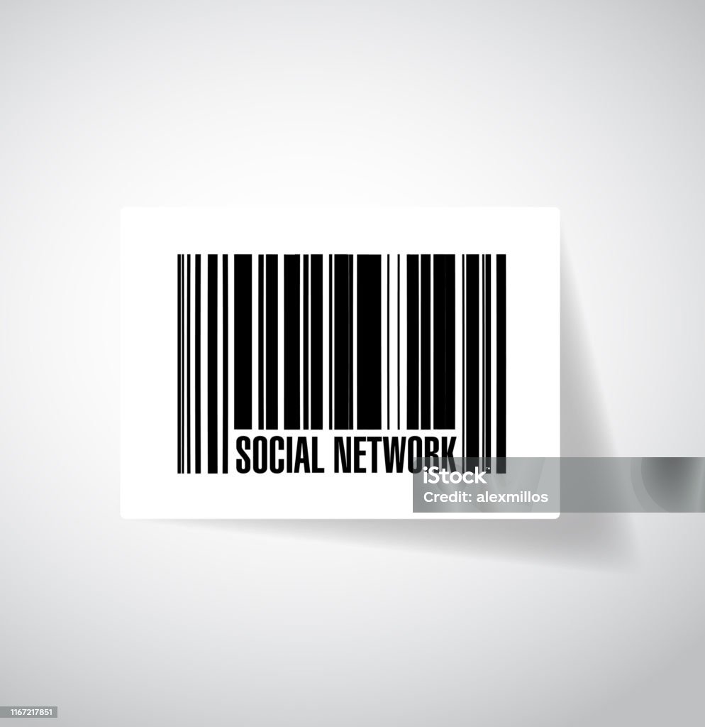 Social Network Master Code Social Network Barcode Stock Illustration - Download Image Now ...