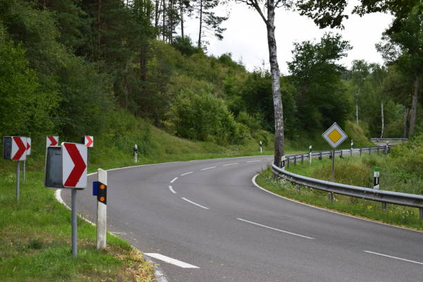 istock country road in Eifel forest 1167221133
