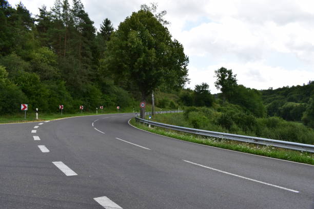 istock country road in Eifel forest 1167221227