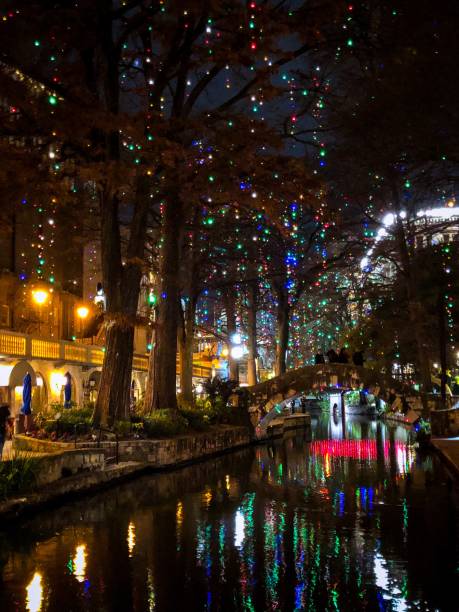 istock Christmas time on the Riverwalk 1167226388