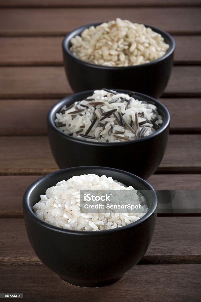 Três rices - Royalty-free Alimentação Saudável Foto de stock