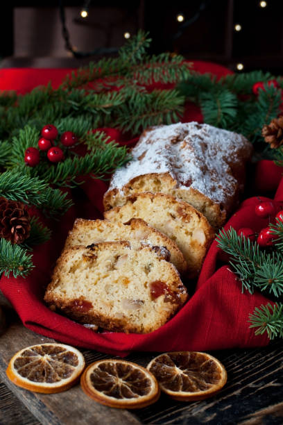istock Traditional fruitcake for Christmas dinner, selective focus 1167239635