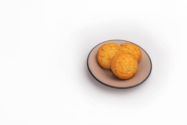 istock tasty cookies on a white background 1167246420