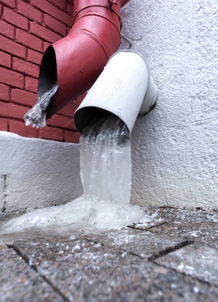 istock Frozen water on a street in Winter 1167251312