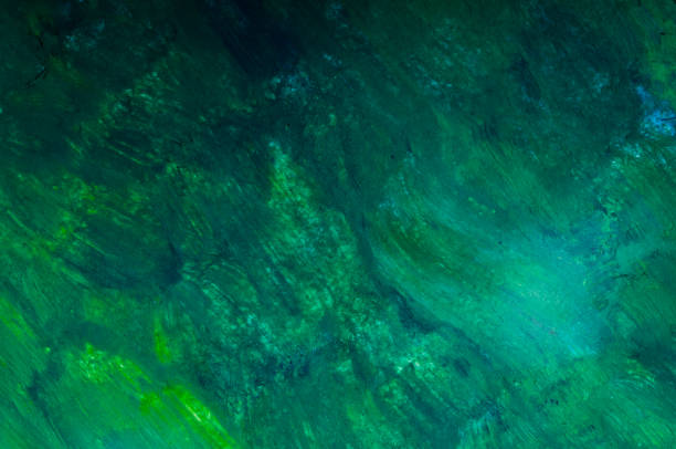 istock abstract painting, green 1167256343