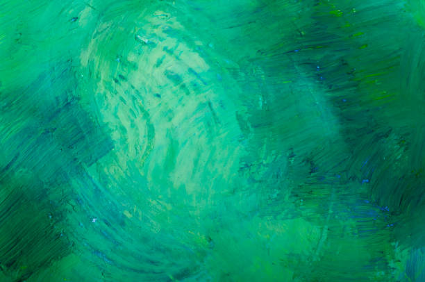 istock abstract painting, green 1167259011