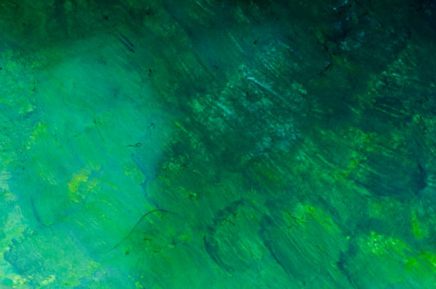 istock abstract painting, green 1167259190