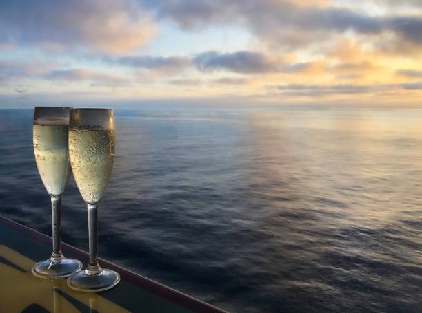 istock Two glasses of champagne 1167264601