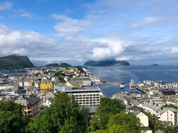 istock Alesund city in Norway 1167264604