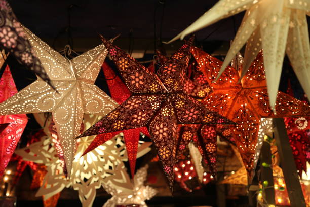 istock Star lanterns. A background of star lanterns. 1167265913