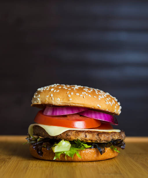 istock Delicious homemade grilled burger 1167266095