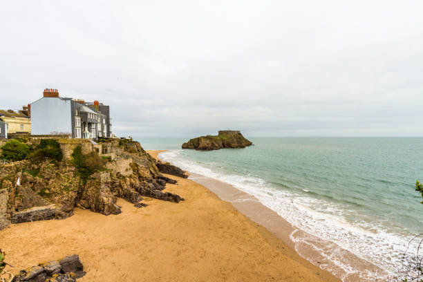 istock Tenby, castle Beach and St Catherines Island, in Wales. 1167268295