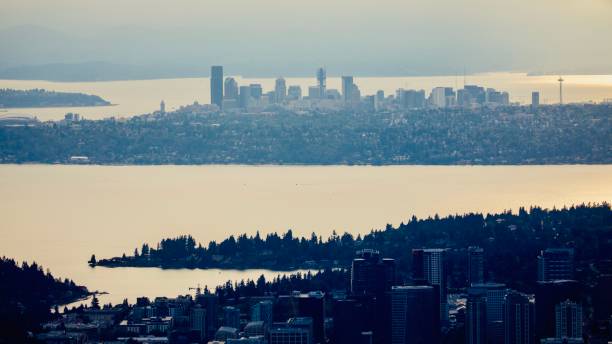 istock Bird’s view of Seattle downtown and Bellevue downtown 1167274233