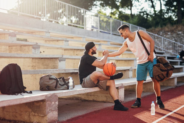 istock Basketball players handshake 1167275919
