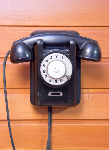 istock old phone with dialer disk on wooden background 1167300971